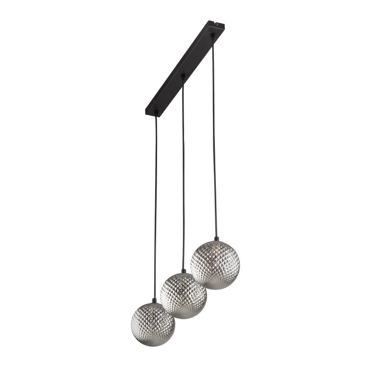 ELENA Lampa wisząca 3 5746 TK Lighting Czarny Grafitowy