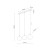 ELENA Lampa wisząca 3 5746 TK Lighting Czarny Grafitowy