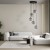 ELENA Lampa wisząca 5 5747 TK Lighting Czarny Grafitowy