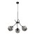 ZULIA Lampa wisząca 3 5748 TK Lighting Czarny Grafitowy
