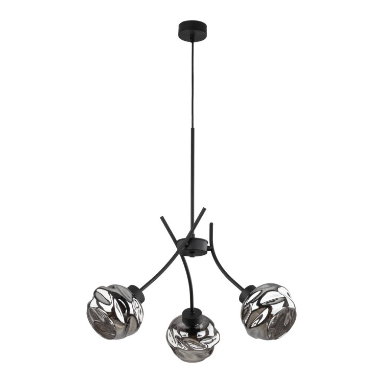 ZULIA Lampa wisząca 3 5748 TK Lighting Czarny Grafitowy