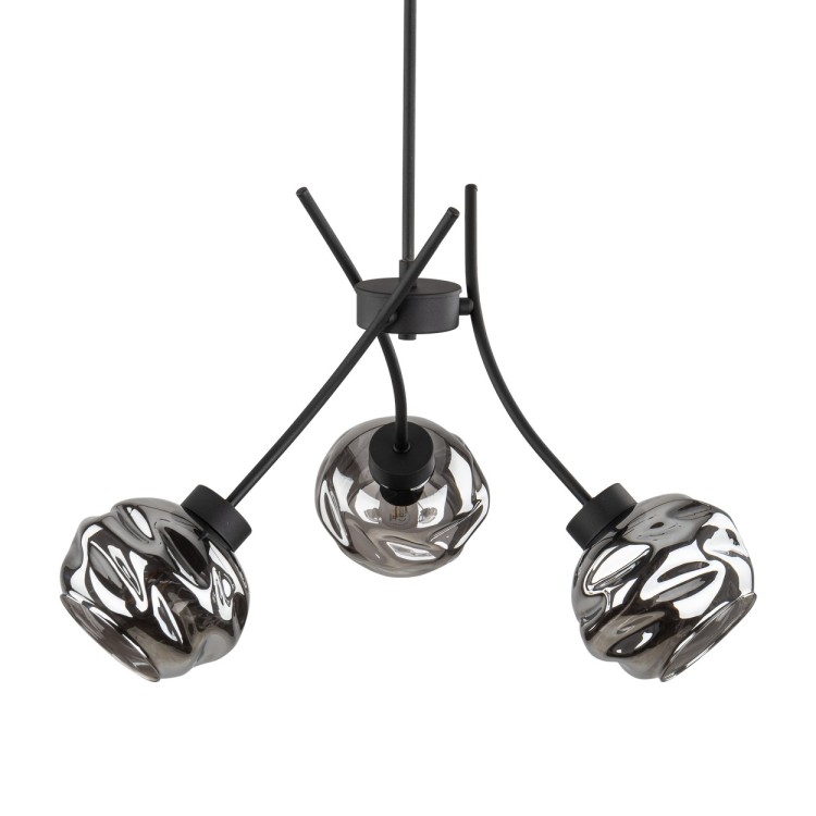 ZULIA Lampa wisząca 3 5748 TK Lighting Czarny Grafitowy
