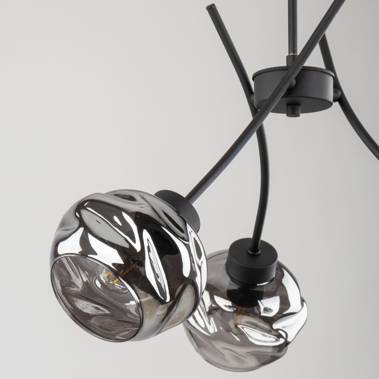 ZULIA Lampa wisząca 3 5748 TK Lighting Czarny Grafitowy