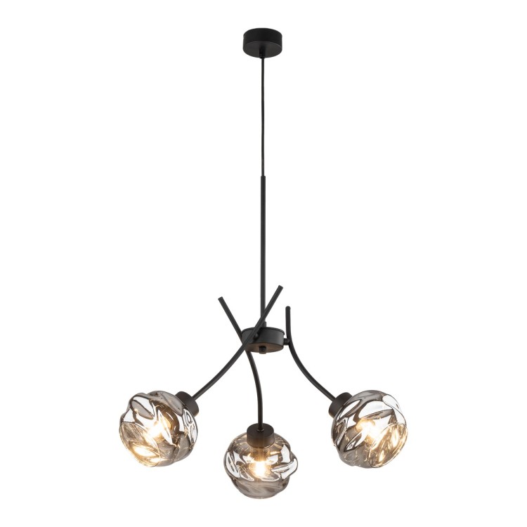ZULIA Lampa wisząca 3 5748 TK Lighting Czarny Grafitowy