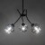 ZULIA Lampa wisząca 3 5748 TK Lighting Czarny Grafitowy