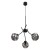 ZULIA Lampa wisząca 3 5748 TK Lighting Czarny Grafitowy