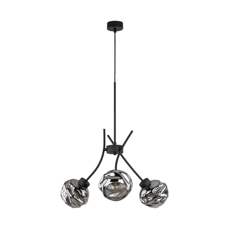 ZULIA Lampa wisząca 3 5748 TK Lighting Czarny Grafitowy