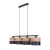 NICOL Lampa wisząca 4 4802 TK Lighting Czarny Beżowy, Czarny