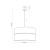 NICOL Lampa wisząca 3 4798 TK Lighting Czarny Brązowy, Czarny