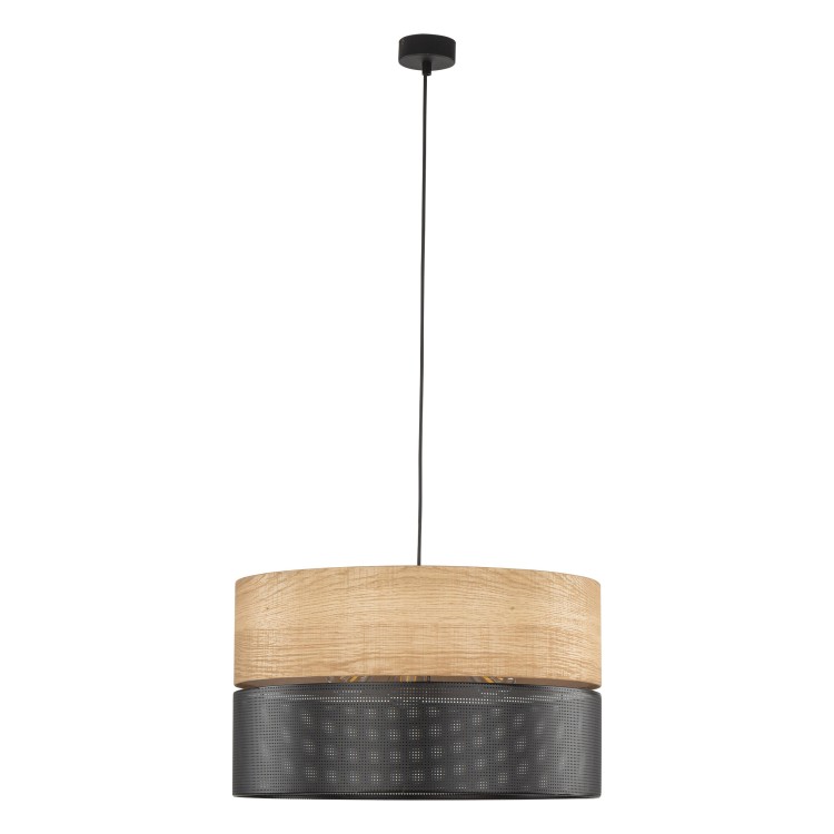 NICOL Lampa wisząca 3 4798 TK Lighting Czarny Brązowy, Czarny