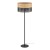 NICOL Lampa podłogowa 1 5123 TK Lighting Czarny Brązowy, Czarny