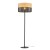 NICOL Lampa podłogowa 1 5123 TK Lighting Czarny Brązowy, Czarny