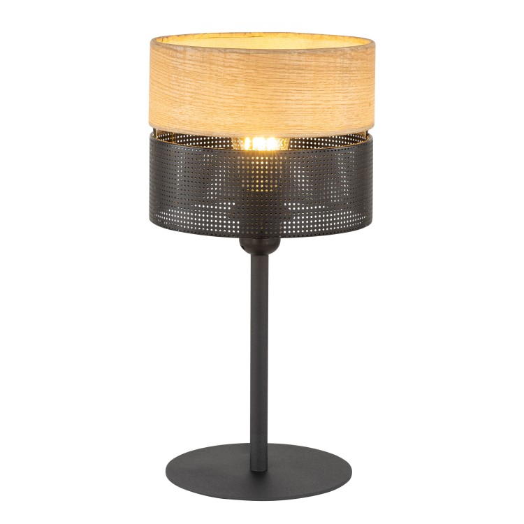 NICOL Lampka nocna 1 5124 TK Lighting Czarny Brązowy, Czarny