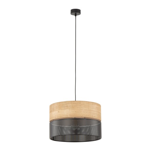 NICOL Lampa wisząca 1 4799 TK Lighting Dąb, Czarny Czarny