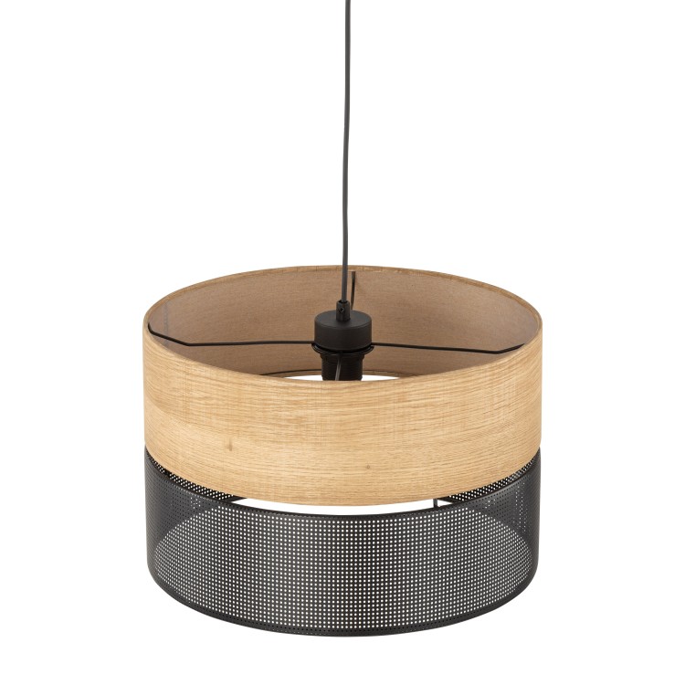 NICOL Lampa wisząca 1 4799 TK Lighting Dąb, Czarny Czarny