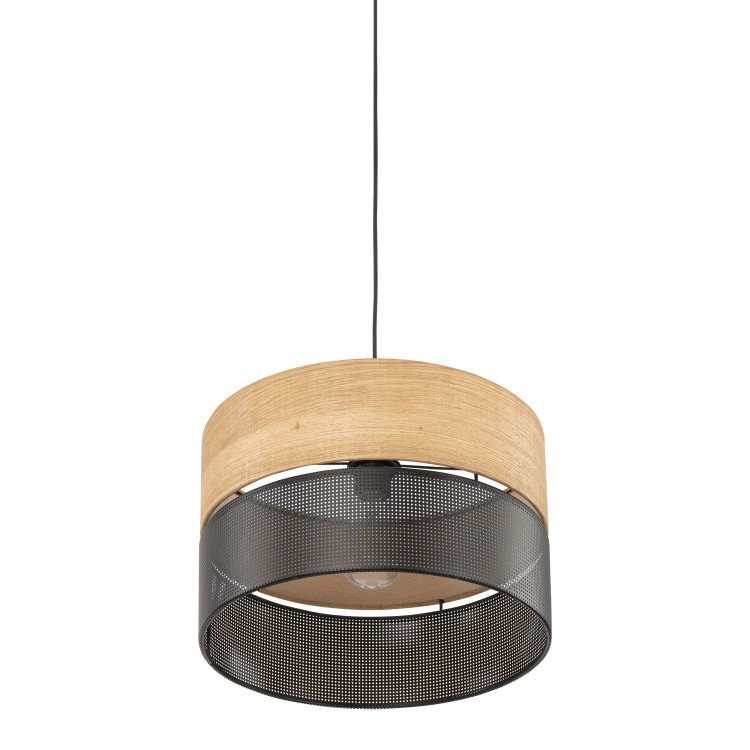 NICOL Lampa wisząca 1 4799 TK Lighting Dąb, Czarny Czarny