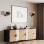 NICOL Kinkiet 1 6539 TK Lighting Czarny Brązowy, Czarny