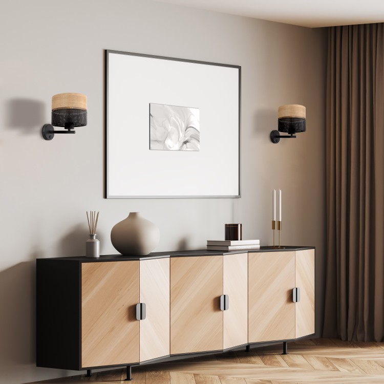 NICOL Kinkiet 1 6539 TK Lighting Czarny Brązowy, Czarny