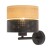 NICOL Kinkiet 1 6539 TK Lighting Czarny Brązowy, Czarny