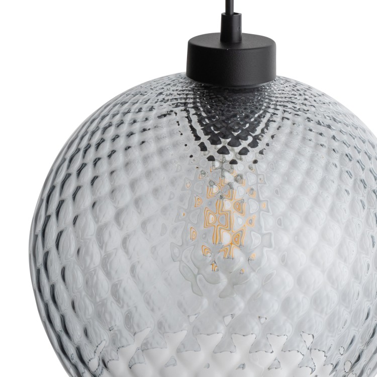 DEVON Lampa wisząca 1 GRAFIT 250 4626 TK Lighting Czarny Granatowy