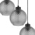 DEVON Lampa wisząca 3 Koło 4627 TK Lighting Czarny Grafitowy
