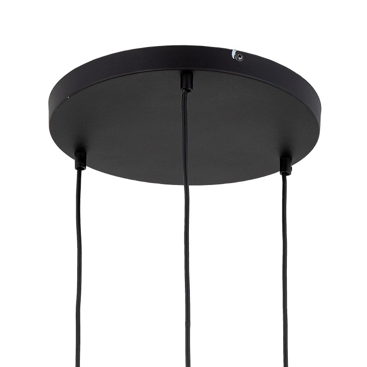 DEVON Lampa wisząca 3 Koło 4627 TK Lighting Czarny Grafitowy