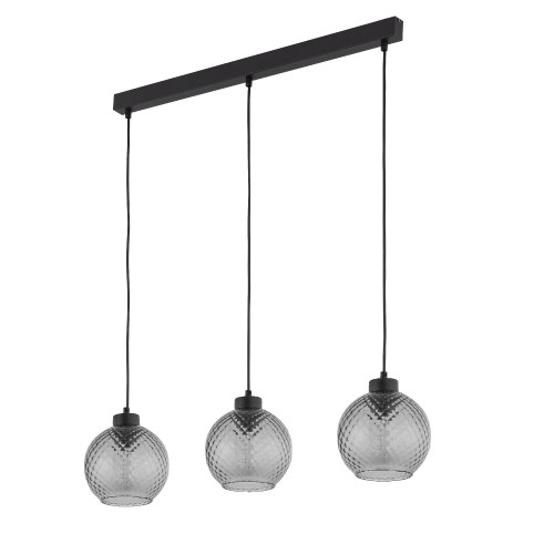 DEVON Lampa wisząca 3 Listwa 4628 TK Lighting Czarny Grafitowy