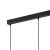 DEVON Lampa wisząca 3 Listwa 4628 TK Lighting Czarny Grafitowy