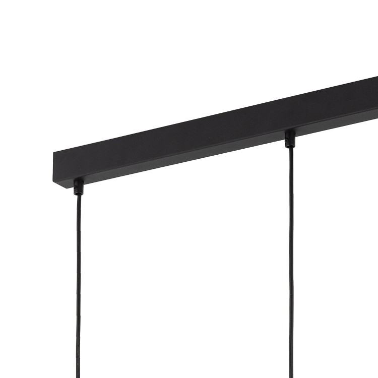 DEVON Lampa wisząca 3 Listwa 4628 TK Lighting Czarny Grafitowy