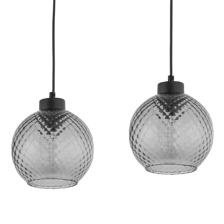 DEVON Lampa wisząca 3 Listwa 4628 TK Lighting Czarny Grafitowy