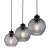 DEVON Lampa wisząca 3 Listwa 4628 TK Lighting Czarny Grafitowy