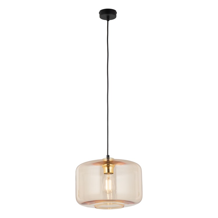 ALMA Lampa wisząca 1 BURSZTYN 4900 TK Lighting Złoty, Czarny Bursztynowy