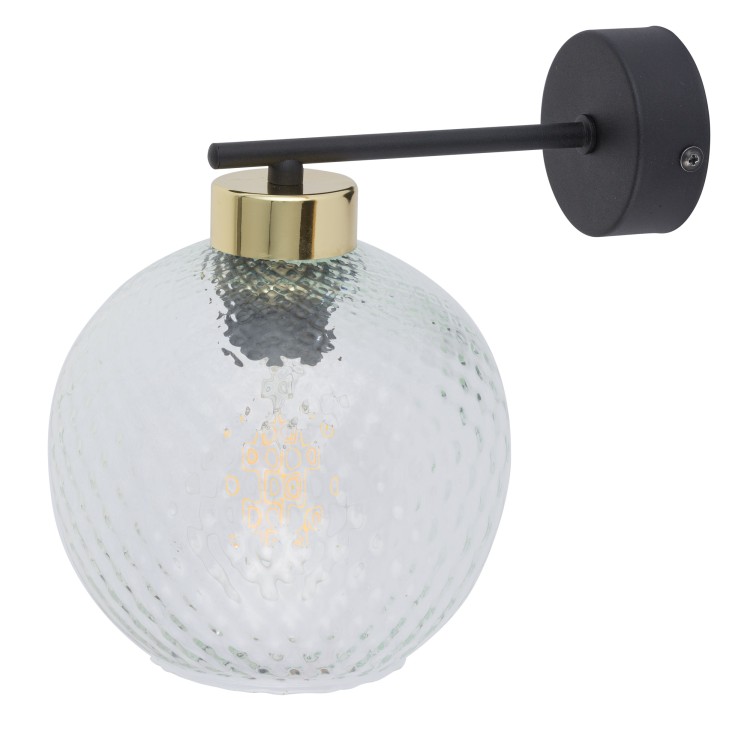 DEVON Kinkiet 1 4629 TK Lighting Złoty, Czarny Transparentny