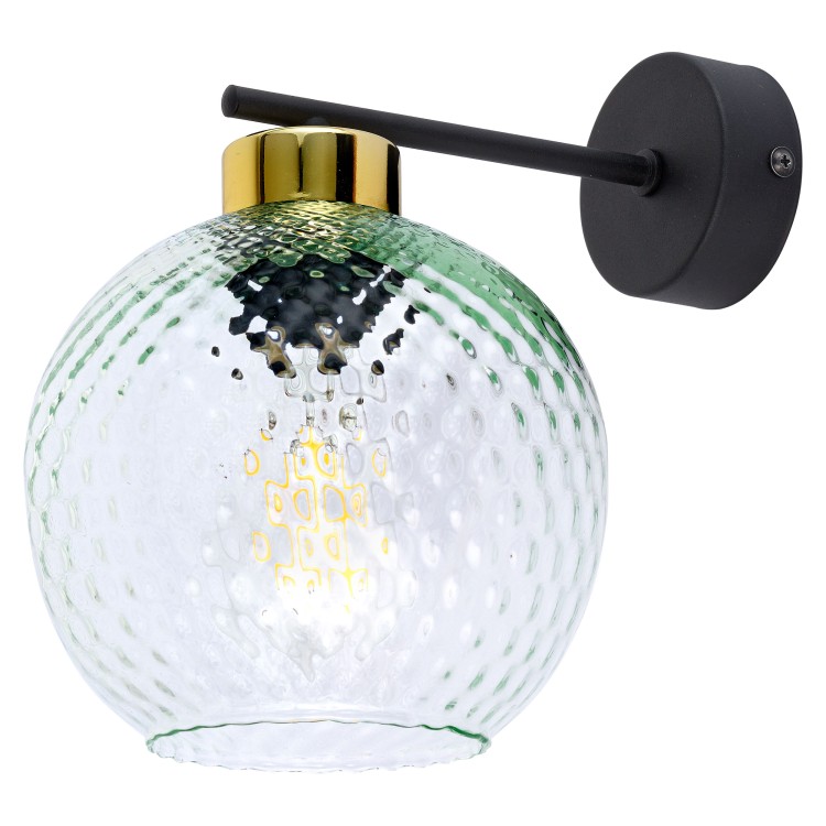 DEVON Kinkiet 1 4629 TK Lighting Złoty, Czarny Transparentny
