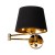GLORY BLACK Kinkiet 1 6483 TK Lighting Złoty Czarny