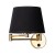 GLORY BLACK Kinkiet 1 6483 TK Lighting Złoty Czarny