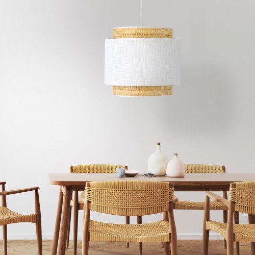 BOHO NEW WHITE Lampa wisząca 1 5653 TK Lighting Biały Biały