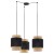 BOHO NEW BLACK Lampa wisząca 3 5659 TK Lighting Czarny Czarny