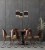 BOHO NEW BLACK Lampa wisząca 3 5659 TK Lighting Czarny Czarny