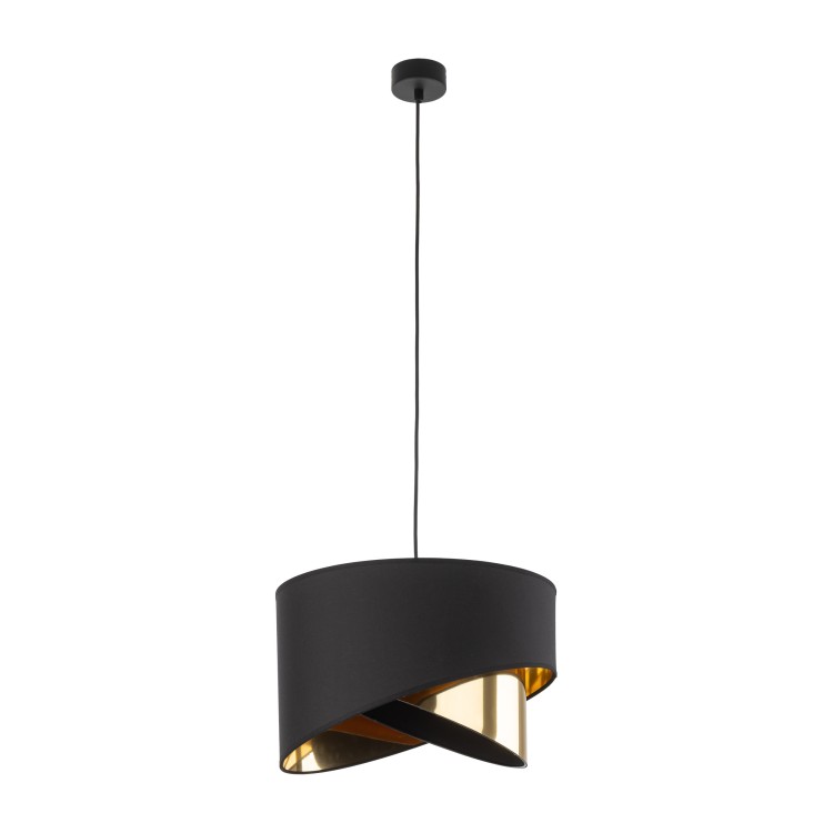 GRANT BLACK Lampa wisząca 1 4823 TK Lighting Czarny Złoty, Czarny