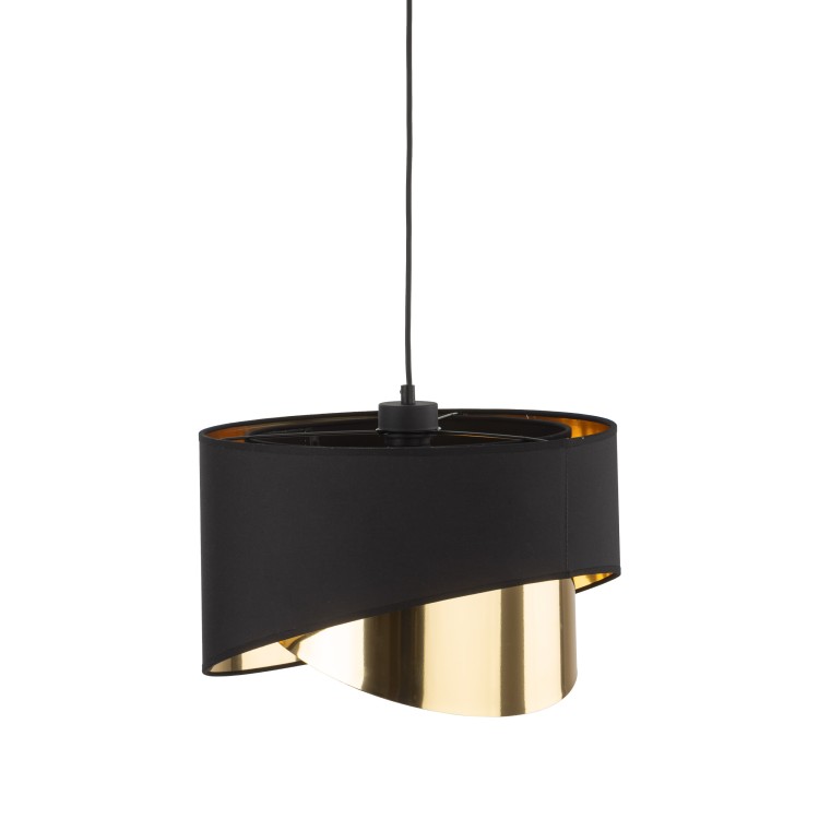 GRANT BLACK Lampa wisząca 1 4823 TK Lighting Czarny Złoty, Czarny