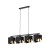GRANT BLACK Lampa wisząca 4 4825 TK Lighting Czarny Złoty, Czarny