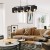GRANT BLACK Lampa wisząca 4 4825 TK Lighting Czarny Złoty, Czarny