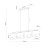 GRANT BLACK Lampa wisząca 4 4825 TK Lighting Czarny Złoty, Czarny