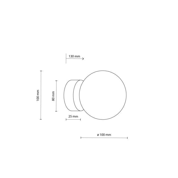 VOX Lampa sufitowa 1 5613 TK Lighting Czarny Biały