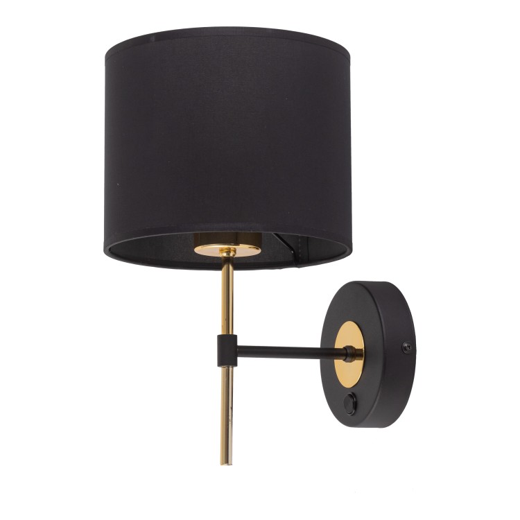 LORD Kinkiet 1 4672 TK Lighting Złoty, Czarny Czarny