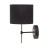LORD Kinkiet 1 4672 TK Lighting Złoty, Czarny Czarny