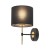 LORD Kinkiet 1 4672 TK Lighting Złoty, Czarny Czarny