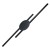 JAVA BLACK Kinkiet 2 LED 1367 TK Lighting Czarny