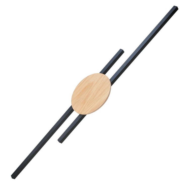 JAVA BLACK WOOD Kinkiet 2 1369 TK Lighting Sosna, Czarny Brązowy
